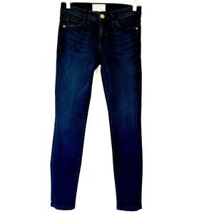 Current/Elliott Borderline Dark Blue Skinny Jeans - Size 24